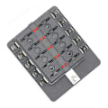 Miniatyrbillede 3 af 5: til Bil Båd RV 32V 10 Vejs Bladtype Stiktype Holder LED Advarselslys
