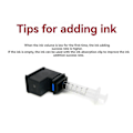 Miniatyrbillede 1 af 5: Genopfyldeligt blæk til -211XL MP240 MP250 MP270 MP280 MP480 MP495 printer