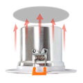 Miniatyrbild 4 av 5: Mini Tak Högtalare 12W HiFi Stereo Högtalare Hemmabio Ljudsystem Offentlig Adress Bakgrundsljud Badrum