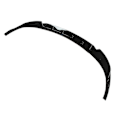 Miniatyrbilde 5 av 5: 3 stk. Frontfanger Splitter Leppe Spoiler Diffuser Beskyttelse Erstatning for Hyundai I30N MK3.5 Hatchback 2020?2022 Glossy Black