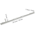 Pikkukuva 4 / 4: Metallinen etuliukulevy Brother neulekoneeseen KH868 KH821 KH831 KH851 KH860