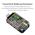 Miniatyrbild 3 av 5: Pocket USB-testare Spänning & Strömtestare USB C Multimeter Snabbladdning