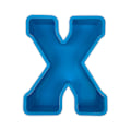 Miniatyrbillede 1 af 2: Alphabet Kagebageform Engelsk Bogstav Silikoneform 3d Alfabet Bogstav X