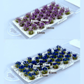 Miniatyrbillede 4 af 5: DIY Modelbyggesæt Kunstgræs Blomsterblad Have Græsplæne Mini Landskabsdekor Tilbehør Legetøj C