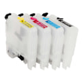Miniatyrbillede 5 af 5: Blækpatroner Kompatibel Refill Udskiftning Med Permanent Chip 4 Farver til Inkjet Printer LC563