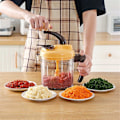 Miniatyrbillede 2 af 5: Blender Foodprocessor Køkken Manuel Kraftig Blender Kødhakker Hakker Grøntsagsskærer