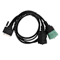 Pikkukuva 1 / 5: Skannerin diagnostiikkakaapeli 402048 6-nastainen 9-nastainen koodinlukijan adapterin korvaava NEXIQ USB Link1:lle