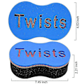 Miniatyrbild 3 av 5: Ny Hårsvamp Twist Borste Locksvamp För Dreads Locs Twist Lockar Spiraler 1 piece