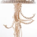 Miniatyrbild 4 av 5: Boho Macrame Drömfångare Handgjord Vävd Ornament med Ljusslingor Manet Drömfångare för Hängande Dekor C