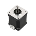 Miniatyrbilde 1 av 5: 42 Stepper Motor Høyde 48mm Motor Med 1000xh2.54 Kabler For 3D Printer Ekstruder -sølv