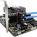 Miniatyrbillede 3 af 5: PCIe SATA-kort, 4 porte med 4 SATA-kabler, SATA-controller udvidelseskort med lavprofilbeslag, Marvell 9215 Non-