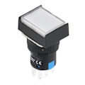 Miniatyrbilde 5 av 5: 25 stk. trykknappbryter for industrielt utstyr med lysskive AC0~240V