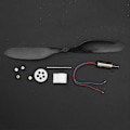 Miniatyrbillede 2 af 3: Fjernbetjeningsfly Coreless Motor Høj Hastighed Gearkasse Propel til RC Legetøj716