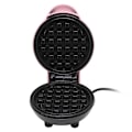 Miniatyrbillede 3 af 5: Vaffeljern Rund Non-stick Elektrisk Bageplade Vaffeljern Bærbar Morgenmadskage Maker 100