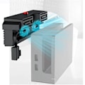 Miniatyrbillede 5 af 5: Switch 5000 RPM Køleventilator Dobbelte Ventilatorer Ekstern USB Strøm Turbo Temperatur Køler Ventilator til Switch NS Konsol