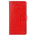 Miniatyrbilde 2 av 5: Passer for Samsung Galaxy A15 5G Deksel Crazy Horse Tekstur Lær Lommebokdeksel-C6 Red
