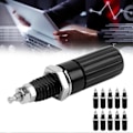 Miniatyrbillede 5 af 5: 10 stk. M3 Terminal 4mm Bananstik Sokkel Skrue Panel Jack Terminal Stik til Elektronisk Udstyr Sort