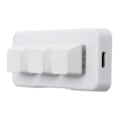 Pikkukuva 5 / 5: Valkoinen Mini 3 näppäimen näppäimistö ABS Bluetooth-vastaanotin USB Mukava käsituntuma Ohjelmointi LED-pelinäppäimistö kotiin