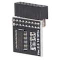 Miniatyrbillede 2 af 5: TPM2.0 Sikkerhedsmodul 18pin til ASROCK Bundkort LPC Kort til WIN11 Opgraderingstest Sort