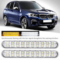 Miniatyrbilde 2 av 3: 5050 30LED Doble Farger Kjørelys DRL Blinklys Universal for Bil