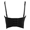 Miniatyrbild 2 av 5: Jumping Slim Camisling Laser Sequent Väst Musikfestival Damkläder Damkläder Exy Shine Bustier Crop Top, Bustier Crop Top rose Red 40C