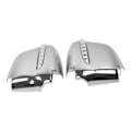 Miniatyrbilde 2 av 5: For Refine STAREX 2004 ABS Krombelagt LED Sidespeildeksel med Blinklys Reverserende Speildeksel