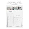 Miniatyrbilde 5 av 5: Tuya Zigbee 3-veis dimmer lysbryter Tuya/Smart Life APP Fjernkontroll US EU Standard Bryter Prosentvis Kontroll(B)