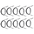 Miniatyrbilde 2 av 5: 10 stk. Temperatursensorprobe NTC Termistor Temp Transduser 5x25mm Sylindrisk Hode 500mm 100K B3950