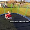 Miniatyrbillede 2 af 5: Orange Børnetrampolin Gelændere, Skumrør, Svamperør, Hegn Anti-kollisionsbeskyttelsesovertræk