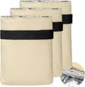 Utomhuskranöverdrag för vintern, 5,5\" B x 7,1\" H Frys-skydd för utomhuskran (Beige, 3-pack)