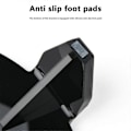 Miniatyrbillede 4 af 5: Akryl Højttaler Stand Bærbar Audio Højttaler Skrivebordsmontering Holder Kompatibel til /Kardon Aura Studio3/4 Højttaler(B)
