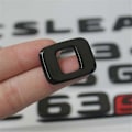 Pikkukuva 3 / 5: 3D Musta 420D Kirjain Takaluukun Merkki Emblem 4-sarjan F32, F33, F36, G22, G23, G26 malleihin