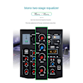 Miniatyrbillede 4 af 5: 5-kanals lydmixer med UHF trådløs mikrofon Studio lydmixer Bluetooth REC DJ-konsol Mixing til Karaoke