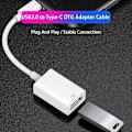 Pikkukuva 4 / 5: Tehokas kaksisuuntainen puhelinmuunnin USB2.0 - Type-C -puhelimen USB-levy OTG-sovitinkaapeli puhelintarvikkeet