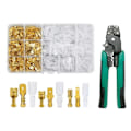 Miniatyrbillede 1 af 5: 900 stk. Krympe Terminal O Formet Splejsning Afslutning 2.8/4.8/6.3mm Ledningsstik Kabelafslutning Tang