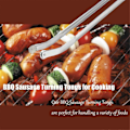 Miniatyrbilde 5 av 5: BBQ Pølse Vendetang, BBQ Pølse Grilltang, BBQ Pølse Fylltang, Langt Håndtak Kjøkkentang for Vending C