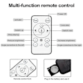 Miniatyrbilde 5 av 5: WIFI 3D Holografisk Projektor 352LED Holografisk Vifte for Bilde Video Butikk Bar Fest Reklame Display EU Plugg