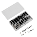 Miniatyrbild 2 av 5: 360 st Datorskruvar Kit Legerat Stål Mikro Krysskruv Sortimentset M2 M2.5 M3 Fästelement