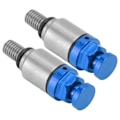 Miniatyrbillede 2 af 5: 2 stk. M5x0.8 Luftudluftningsventil til Gaffel i Aluminiumlegering, Trykaflastningsventil, Erstatning for CRF150R CR125R CR250R CRF250R Blå