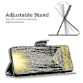 Miniatyrbillede 2 af 5: Til Nokia G22 Sommerfugl Præget Pung Stand Telefon Læder Etui Telefon Cover Med Rem Grey