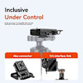 Miniatyrbillede 5 af 5: Foldbar Kamera L-beslag Vertikal Horisontal Skift Hurtigudløserplade DSLR Kameraer Stabilisator