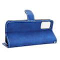 Miniatyrbillede 3 af 5: Til Tcl 403 Mobiltelefon Etui Stativ Tegnebog Stødsikker Tpu+pu Læder Telefon Cover Blue