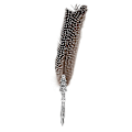 Miniatyrbillede 2 af 3: Klassisk Vintage Fjer Fyldepen Kalligrafi Quill Dip Pen Boligindretning Gave (05#)