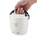 Miniatyrbilde 5 av 5: 170W 1L Elektrisk Bærbar Multifunksjonell Riskoker Matdamper for Hjemmebruk (Hvit)
