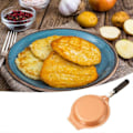 Miniatyrbillede 4 af 5: Non-stick Stegepande 19 cm Rustfrit Stål Dobbelt Omeletpande Induktionskomfur Pande til Hjem Camping Have Picnic