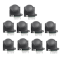 Miniatyrbild 1 av 5: 10 st 3D Analog Joystick Potentiometer för Nintend Switch NS Switch Joystick Modul Spelkonsol Tillbehör