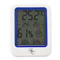 Miniatyrbillede 4 af 5: OW?159 Termometer LCD Digital Temperatur- og Fugtighedsmåler med Baggrundslys og Foldbart Beslag Høj Nøjagtighed til Familien