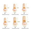 Miniatyrbillede 2 af 5: Justerbar Fingerskinne Fingerbeskytter Size 0