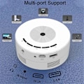 Miniatyrbillede 2 af 5: YT200 Mini Projektor LED Home Media Player Audio Bærbare Projektorer USB Video Kablet Projektion Samme Skærmspejling