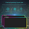 Miniatyrbild 4 av 5: LED Extra Tangentbord Pad Stor Mjuk Gaming Musmatta RGB Ljus Överdimensionerad Lysande 7 Färger Mattor för PC/Laptop, Stor